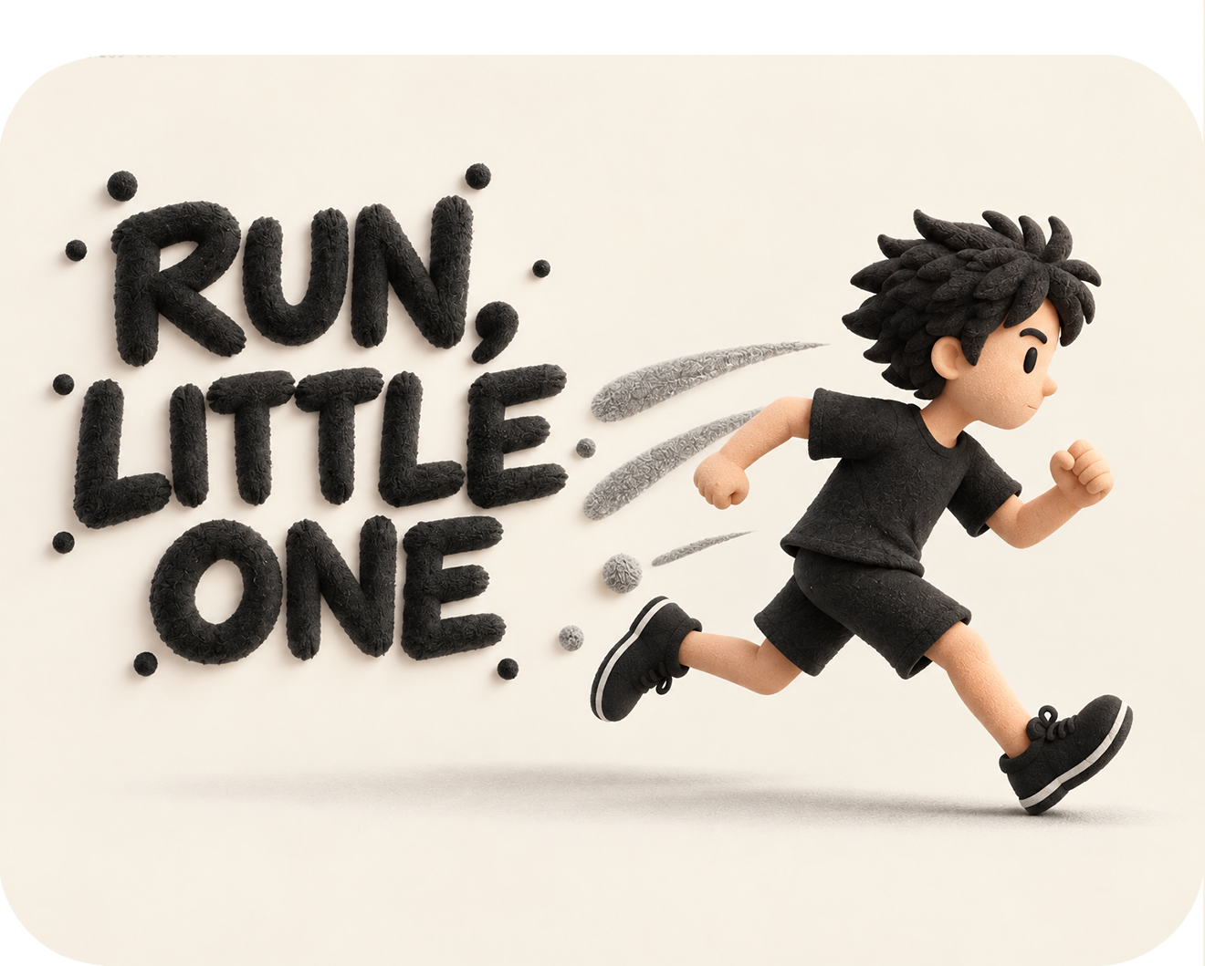Run Little One Banner