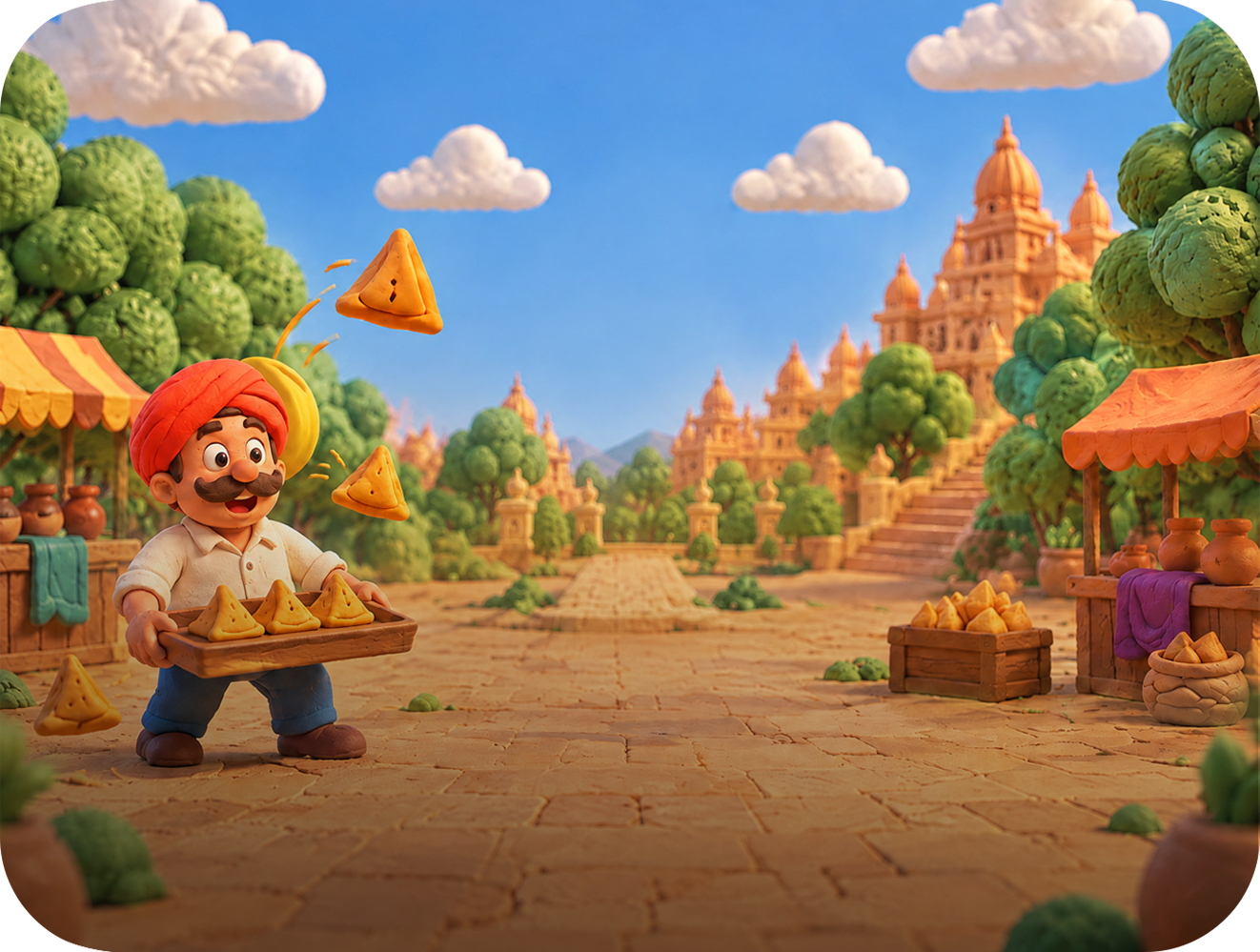 Samosa Catcher Banner